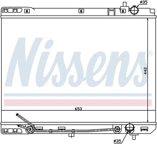 [08320] RAD. KIA CARNIVAL (06) +/- M/A 2.9CRDi