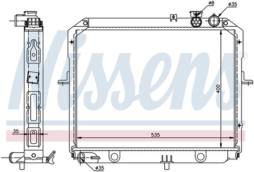 [08327] RAD. KIA K2700 (01) 2.7D