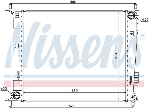 [08329] RAD. KIA SOUL (09) +/- 1.6i 16v
