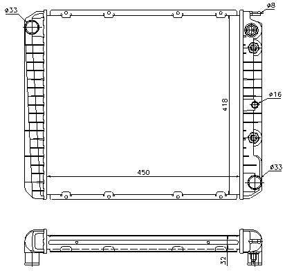 [08520] RAD. VOLVO 240/245/740/760/940/960 (85) +/- M/A 2.0/2.3