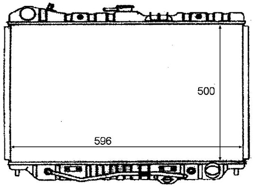 [08630] RAD. ISUZU TROOPER (91) +/- M/A 3.2i / 3.1TD