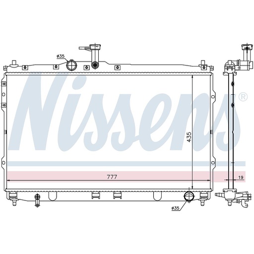 [09011] RAD. HYUNDAI H1 (07) 2,4i / 2,5CRDI