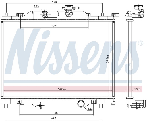 [09307] RAD. MAZDA 2 (14) 1,5