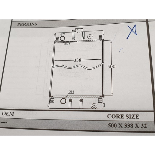 [09830] RAD. GENERADOR PERKINS