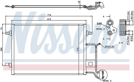 [15017] COND. AUDI A4/RS4/VW PASSAT (97) 1.9D/2.5TD/2.7i