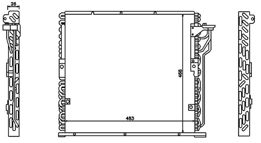 [15050] COND. BMW E36/COMPACT/Z3 (90)