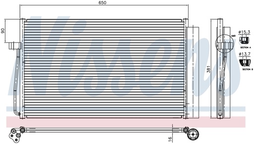 [15114] COND. BMW SERIE 5 E60 (04) 2,0D / 2,5D / 3,0D