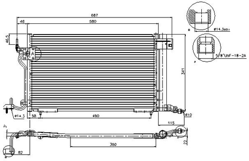 [15205] COND. PSA BERLINGO/PARTNER/306/XSARA (96) GASOLINA