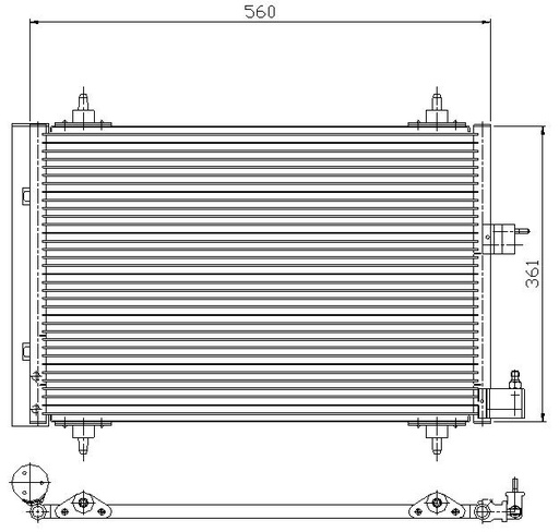 [15206] COND. PSA BERLINGO II/PARTNER II/XSARA/PICASSO (99)