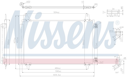 [15216] COND. CITROEN C4 (20) 1,2 / 1,5BLUEHDI 