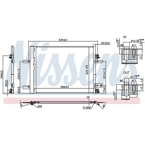 [15253] COND. CITROEN C4 PICASSO (13) 1,2THP / 1,6BlueHDI / 1,6HDI / 1,6THP / 1,6VTi / 2,0BlueHDI