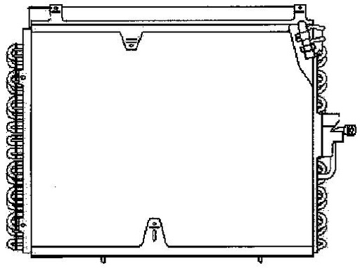 [15941] COND. MB W124 (92) E200/E220