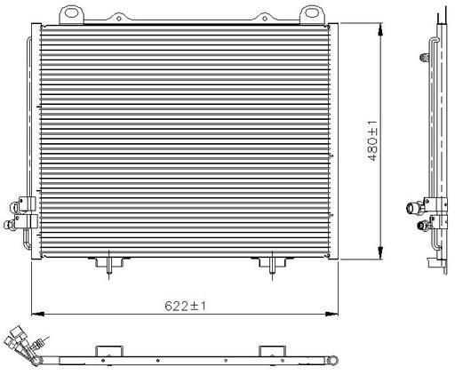 [16015] COND. MB W210 (95) CLASE E/CON TACOS INFERIORES