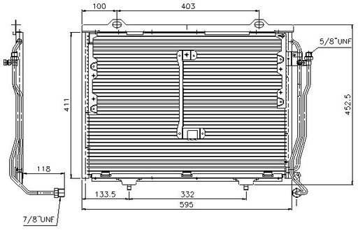 [16057] COND. MB W202/W208 (93) CLASE C/CLK