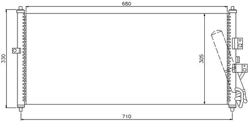 [16252] COND. NISSAN PRIMERA P12/ALMERA N16 (02) 1.5DCi / 2.2DCi