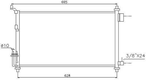 [16270] COND. NISSAN MICRA K12/JUKE/NOTE/TIIDA (02) GASOLINA