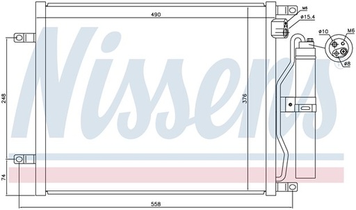 [16284] COND. NISSAN MICRA K12 (05) DIESEL