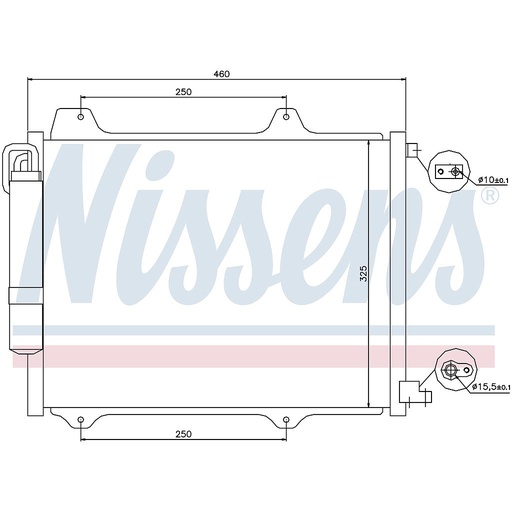 [16306] COND. SUBARU JUSTY (03) 1,3i 16v / 1,5i 16v