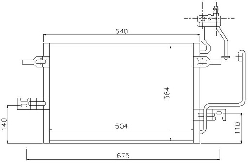 [16309] COND. OPEL MERIVA (03) 1.4/1.6/1.7CDTi/1.8
