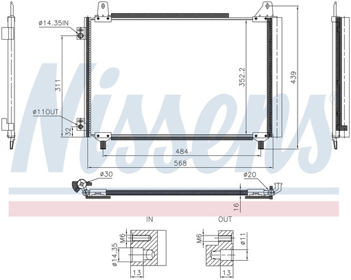 [16315] COND. OPEL CORSA (20) 1,2 / 1,5D