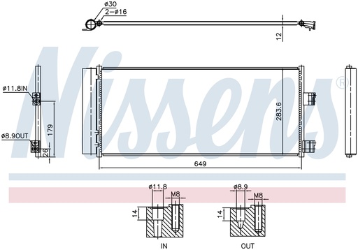 [16329] COND. OPEL CORSA (15) 1,0 / 1,3D / 1,4
