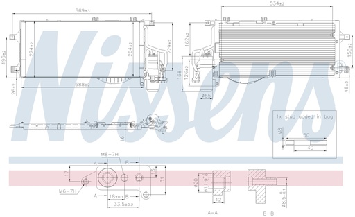 [16336] COND. OPEL CORSA C (01) 1,3D / 1,7D