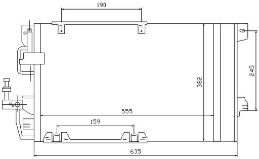 [16366] COND. OPEL ASTRA G/ZAFIRA (02) GASOLINA