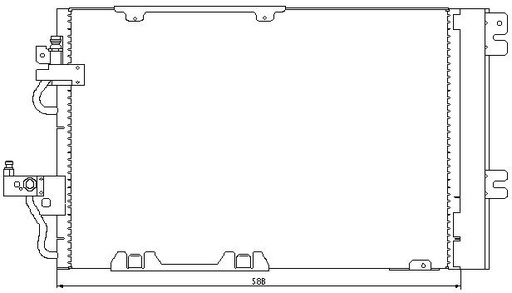 [16375] COND. OPEL ASTRA H/ZAFIRA B (04) 1.2/1.6/1.8/2.2
