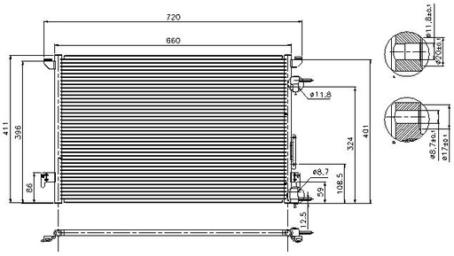 [16392] COND. FIAT/OPEL/SAAB (02) CROMA/VECTRA C/SIGNUM/9-3