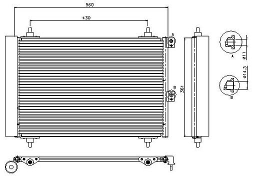 [16585] COND. PSA BERLINGO/PARTNER/XSARA PICASSO (01) 1.6HDi