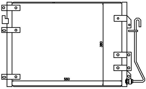 [16612] COND. RENAULT/NISSAN (98) CLIO II/KUBISTAR/KANGOO