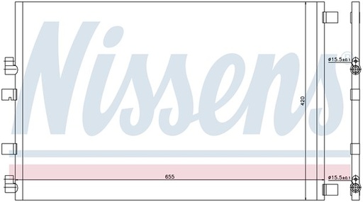 [16617] COND. RENAULT MEGANE/SCENIC (03) 1.9D/2.0D