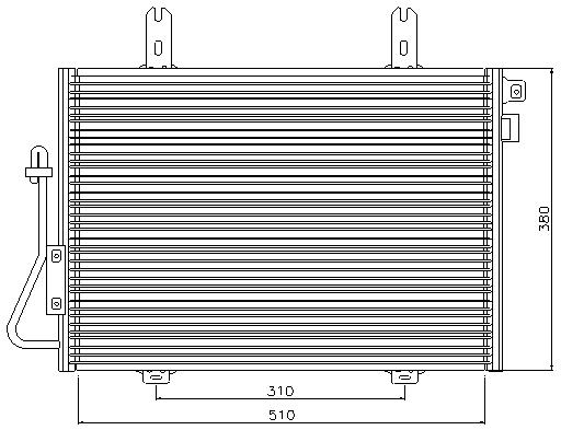 [16706] COND. RENAULT/NISSAN (97) KANGOO/KUBISTAR 1.2/1.4/1.6/1.9D