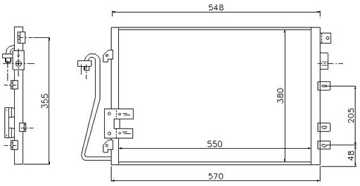 [16862] COND. RENAULT/NISSAN (03) KANGOO/KUBISTAR 1.2/1.6/1.5D/1.9D
