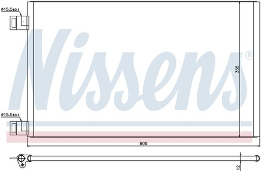 [16896] COND. RENAULT/MERCEDES (08) KANGOO/CITAN