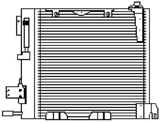 [17367] COND. OPEL ASTRA G / ZAFIRA (97) 1.7TD / 2.0TD / 2.2TD