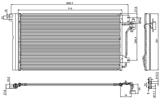 [17406] COND. VW TRANSPORTER T5 (03)