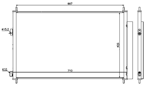 [17530] COND. TOYOTA RAV-4 (06) 2.0i 16v / 2.2D4D / 2.4i16v