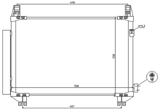 [17537] COND. TOYOTA YARIS (05) 1.4D4D