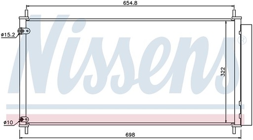 [17554] COND. TOYOTA AURIS/COROLLA/VERSO (07) 2.0D