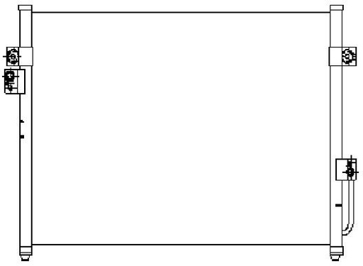 [17626] COND. HYUNDAI TERRACAN (01) 2.5TCi/2.9CRDi