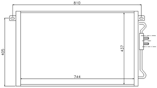 [18106] COND. CHRYSLER VOYAGER (01) 2.5CRDi