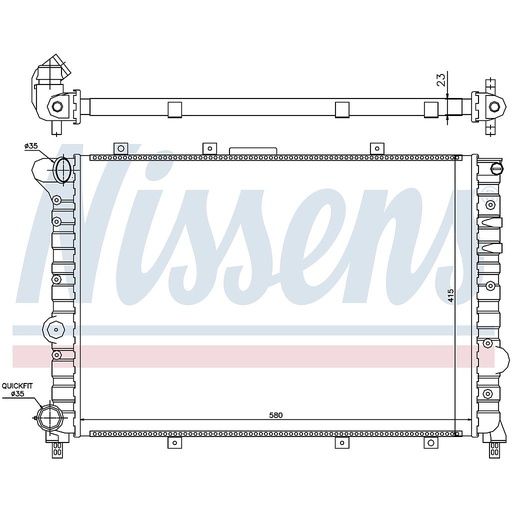 [04021] RAD. ALFA ROMEO 156 (97) 1,8 / 2,0 / 2,5