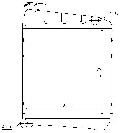 [04500] RAD. AUSTIN MINI (67) 850/1000/1100/1275/COOPER