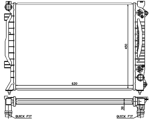 [05004] RAD. AUDI A6 (97) M/A +/- 2.5TDi