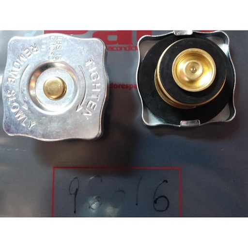 [96016] TAPA RADIADOR ACERO 0.9BAR CUADRADA