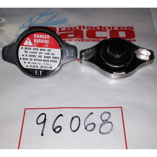 [96068] TAPA RADIADOR ACERO 1.1BAR SIN MUELLE ORIENTALES