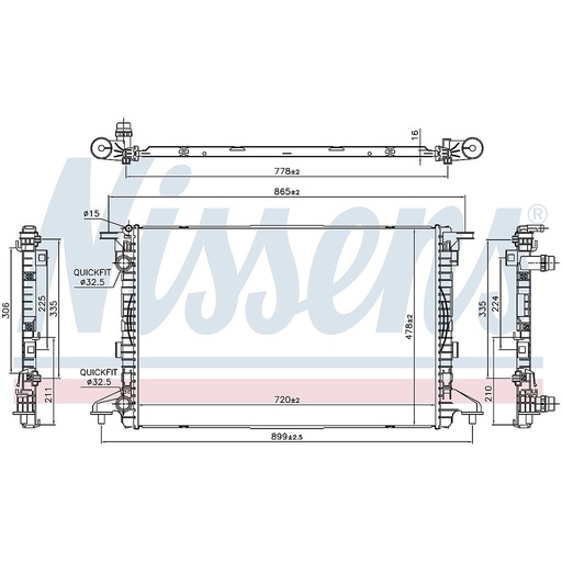 [05042] RAD. AUDI A4 (15) 1,4TFSI / 2,0TDi / 2,0TFSi