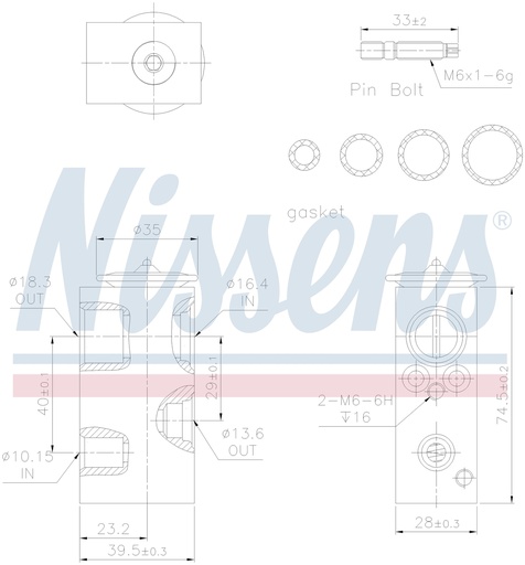 [96140] VALV. EXP. FIAT / ABARTH / CHRYSLER / IVECO / LANCIA MINIBLOCK