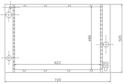 [05103] RAD. BMW 5/6/7 E60/63/65 (03) + AUT 520/525/530/540/545/550/630/645